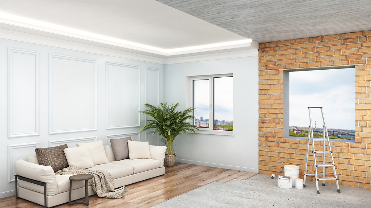 Renovated with a 203K Loan.