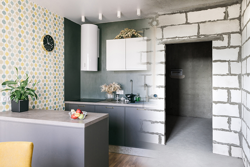 Kitchen renovated with a 203K Loan.