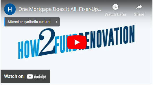 One Mortgage Does It All! Fixer-Upper Renovation Loan Breakdown!